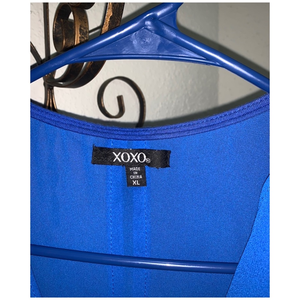 Royal Blue Blouse